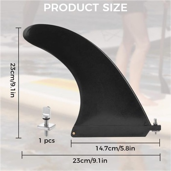 9palcová odnímateľná surfová plutva pre SUP dosku/longboard/kajak