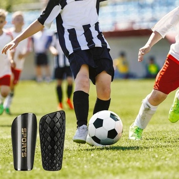 Detské futbalové chrániče holenie s návlekmi a futbalovými štulpňami pre chlapcov a dievčatá vo veku 3-8,