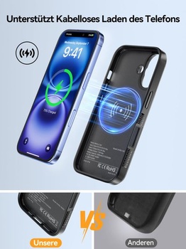 Pouzdro NEWDERY s baterií 5000mAh pro iPhone řady 16