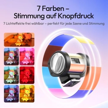 Mini blesk Ulanzi KL01 s farebnými filtrami