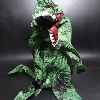 Nafukovací kostým dinosaura Poptrend pre dospelých a deti, zábavný nafukovací kostým dinosaura