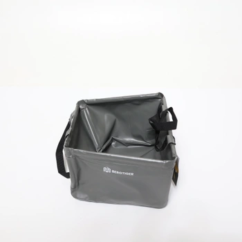 BERGTIGER® 500D Plachta, skládací kempingová mísa 18L / 21L s EXTRA DRŽADLEM I Skládací venkovní