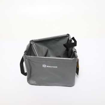 BERGTIGER® 500D Plachta, skladacia kempingová misa 18L / 21L s EXTRA DRŽADLOM I Skladacie vonkajšie