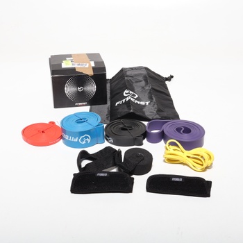 Sada odporových gum FitBeast, 5stupňové gumy na shyby pro silový trénink, CrossFit, Powerlifting,
