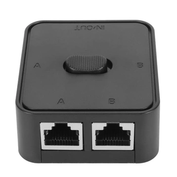 Gigabitový ethernetový prepínač, 2 porty RJ45, 1000 Mbps LAN rozbočovač pre Cat 6 UTP,