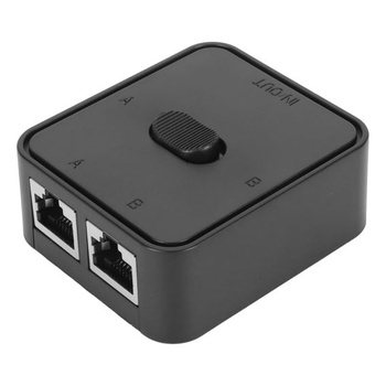 Gigabitový ethernetový přepínač, 2 porty RJ45, 1000 Mbps LAN rozbočovač pro Cat 6 UTP,