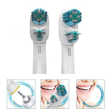 Náhradná hlavica kefky pre elektrické zubné kefky Braun Oral-B, univerzálne náplne pre zubnú