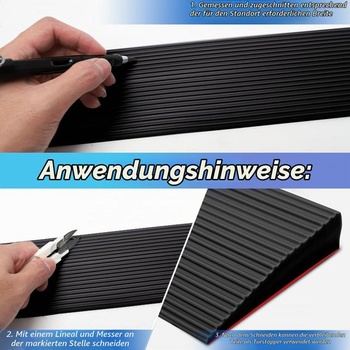 Prahová rampa MIUUIPI na inv.vozík PVC čierna