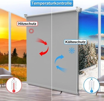 Zatemňovací roleta, připínací, bez nutnosti vrtání, pro interiérová okna, šířka 40 cm x výška 170