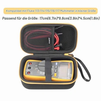 Přenosné pouzdro RLSOCO pro multimetry Fluke 117/115/113/116/114 pro elektrikáře. Pouzdro pro Fluke