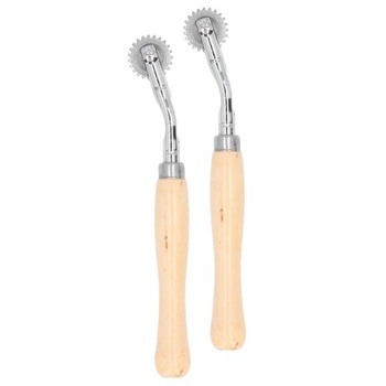 BuyWeek kopírovacie koliesko, 2 kusy, DIY šijacie obkresľovacie koliesko, dierovací nástroj, značkovací