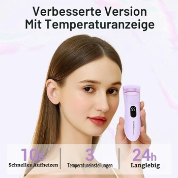 Vyhrievaná kulma na riasy TOUCHBeauty s LED displejom, elektrická kulma na riasy s 3 nastaveniami