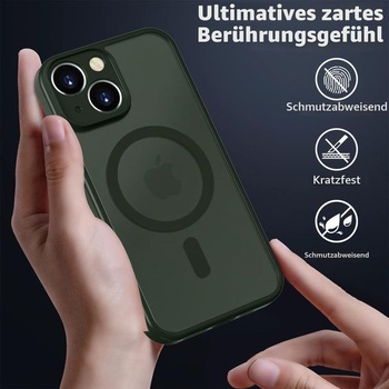 Magnetický kryt pro iPhone 15 kompatibilní s MagSafe pro ochranný kryt [ochrana fotoaparátu] [17FT