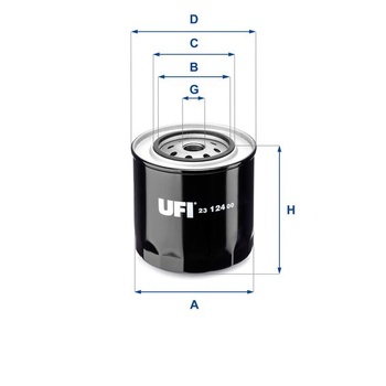 UFI Filters 23.124.00 Olejový filter pre automobily
