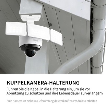 Držák rozvodné krabice pro 4,7palcové bezpečnostní kamery, kabelový kanál pro kopulovité kamery,