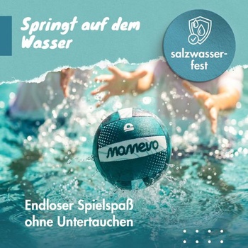 Neoprenový vodní míč BeachBuddy pro děti od 2 let, hlubokomořský, velikost 2 (Ø 15 cm) - pouze míč