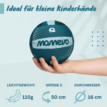 Neoprenový vodní míč BeachBuddy pro děti od 2 let, hlubokomořský, velikost 2 (Ø 15 cm) - pouze míč