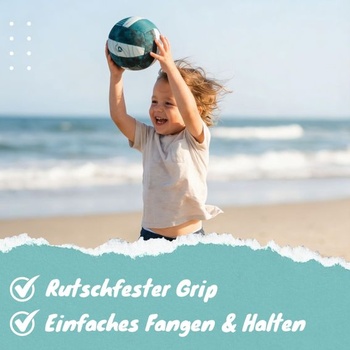 Neoprenový vodní míč BeachBuddy pro děti od 2 let, hlubokomořský, velikost 2 (Ø 15 cm) - pouze míč