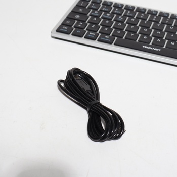 Bluetooth klávesnica TECKNET, dobíjacia bezdrôtová klávesnica pre Windows a Android Smart TV,