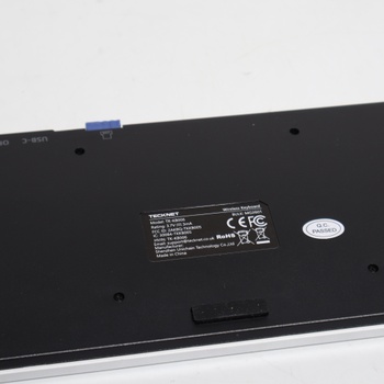 Bluetooth klávesnica TECKNET, dobíjacia bezdrôtová klávesnica pre Windows a Android Smart TV,