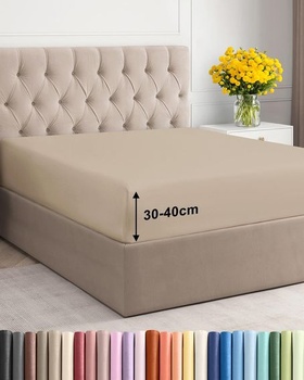 Napínacie prestieradlo 135x190 - Napínacie prestieradlo z mikrovlákna 40 cm (16