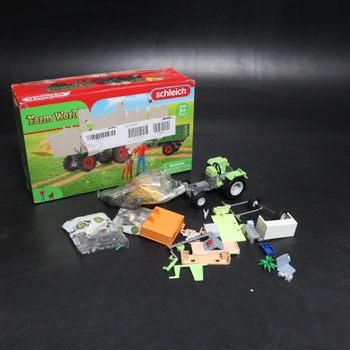 Traktor s přívěsem Schleich 42608