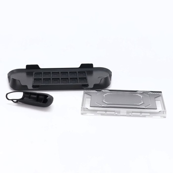 Dokovacie puzdro FASTSNAIL Switch 2, delené ochranné TPU puzdro pre Switch 2, čierne