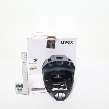 Detská helma uvex React jr. fullface, matná, súmraková modrá, 52-56 cm