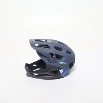 Detská helma uvex React jr. fullface, matná, súmraková modrá, 52-56 cm