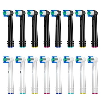 Náhradná hlavica kefky REDTRON pre Oral-B, balenie 16 kusov, hlavica zubnej kefky pre Oral-B,