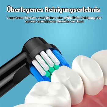 Náhradní hlavice kartáčku REDTRON pro Oral-B, balení 16 kusů, hlavice zubního kartáčku pro Oral-B,