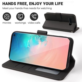 Puzdro Tawarror pre Samsung Galaxy S10, prémiové odnímateľné puzdro z PU kože pre Samsung S10 sa