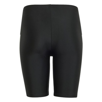 Adidas Unisex detské plavecké boxerky 3-Stripes Jammer 158 čierna / biela
