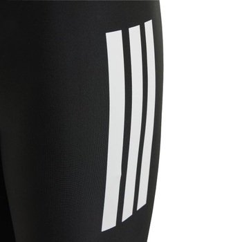Adidas Unisex detské plavecké boxerky 3-Stripes Jammer 158 čierna / biela