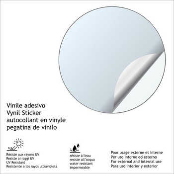 Samolepky Pubblimania s nápisom „Nebezpečenstvo úrazu elektrickým prúdom“ | Materiál: PVC (5,3 x 5 cm