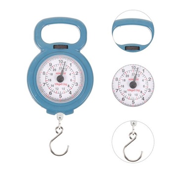 PACKOVE Prenosná digitálna váha so závesným rebríkom, 10 kg, na váženie rýb, batožiny, kuchynských