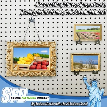 Háčiky na dierované steny STORE FIXTURES DIRECT A-PBPH-10