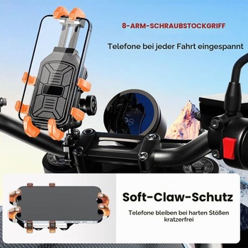 Držiak na telefón na motocykel Thlevel Držiak na telefón na bicykel Držiak na telefón na motocykel