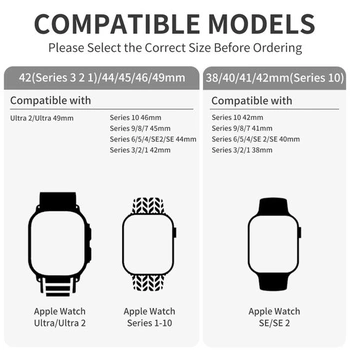 Chinbersky 2 kusy Alpine Loop kompatibilný s Apple Watch Band 45 mm 44 mm 46 mm 49 mm 42 mm 41 mm