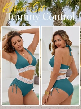 Yutdeng Dámsky set bikín, sexi trojuholníkové bikiny, dámsky set, push-up bikiny pre ženy,