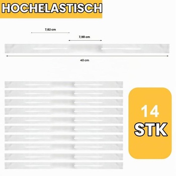 Nosný obväz, 14 kusov, s pútkami za uši, držiak nosného obväzu, pooperačný elastický obväz, držiak