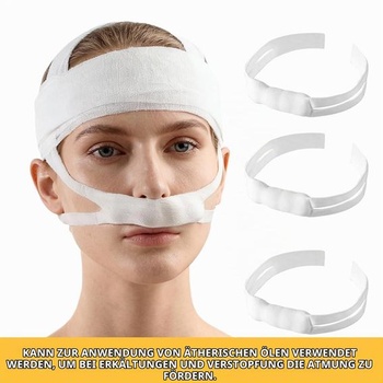 Nosný obväz, 14 kusov, s pútkami za uši, držiak nosného obväzu, pooperačný elastický obväz, držiak
