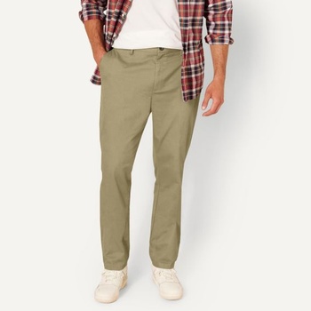 Pánske chino nohavice Amazon Essentials Slim Fit Wrinkle Free Casual 32W / 34L khaki béžové