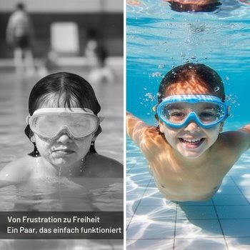Unisex detské plavecké okuliare SF-k-af6700-2ks, jedna veľkosť J