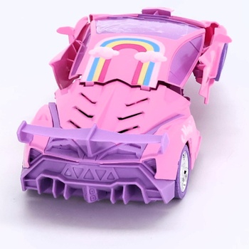 Auto na diaľkové ovládanie s jednorožcom pre dievčatá, 2,4 GHz a rotácie o 360 °, darčeky pre dievčatá, hračky