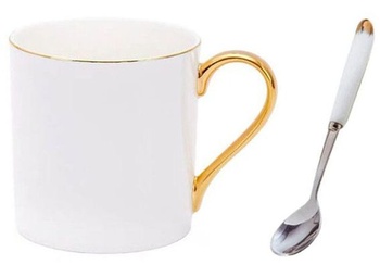 Porcelánový čajový hrnček YBK Tech Bone, 340 ml, šálka na kávu do domácnosti, kuchyne, kancelárie,