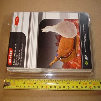 IBILI Bavlnená taška na šunku, biela, 90 cm