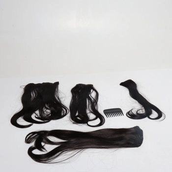 REECHO Clip-in prodlužování vlasů - 4 ks prodlužování vlasů, 40 cm, vrstvený střih, přirozeně