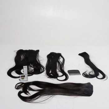REECHO Clip-in prodlužování vlasů - 4 ks prodlužování vlasů, 40 cm, vrstvený střih, přirozeně