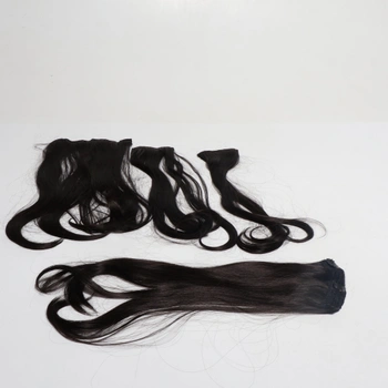 REECHO Clip-in prodlužování vlasů - 4 ks prodlužování vlasů, 40 cm, vrstvený střih, přirozeně